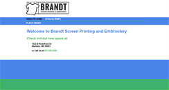 Desktop Screenshot of brandtlettering.com