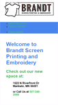 Mobile Screenshot of brandtlettering.com